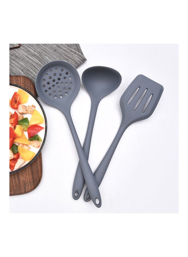 10-Piece Cooking Kitchen Utensil Set Gray - Image 4